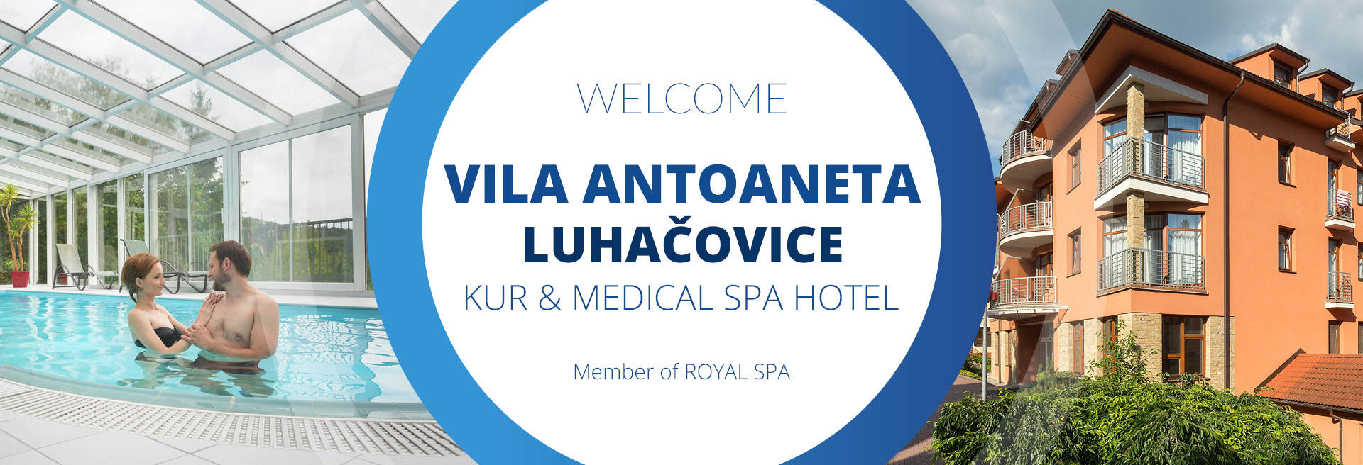 Accommodation - Spa hotel VILA ANTOANETA Luhačovice